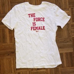 Nike "The force is female" tee
